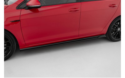 Side Skirts Diffusers V.1 Volkswagen Golf R / R-Line Mk7 Facelift