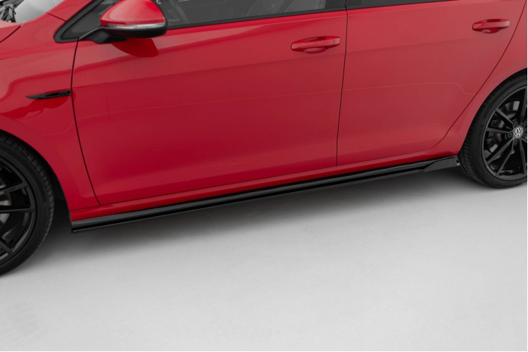 Side Skirts Diffusers V.1 Volkswagen Golf R \/ R-Line Mk7 Facelift