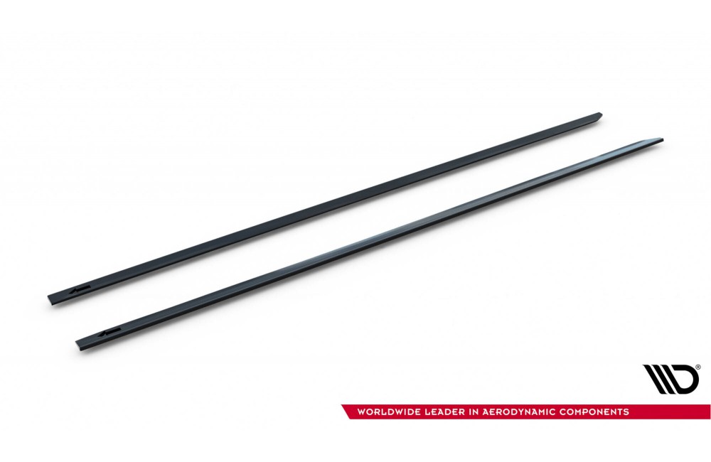 Side Skirts Diffusers V.2 Volkswagen Golf R / R-Line Mk7 Facelift - Gloss Black Side Skirts Diffusers V.2 Volkswagen Golf R / R-Line Mk7 Facelift - Gloss Black