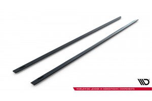 Side Skirts Diffusers V.2 Volkswagen Golf R / R-Line Mk7 Facelift - Gloss Black Side Skirts Diffusers V.2 Volkswagen Golf R / R-Line Mk7 Facelift - Gloss Black