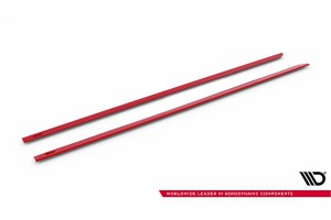 Side Skirts Diffusers V.2 Volkswagen Golf R / R-Line Mk7 Facelift