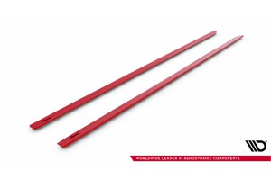 Side Skirts Diffusers V.2 Volkswagen Golf R / R-Line Mk7 Facelift