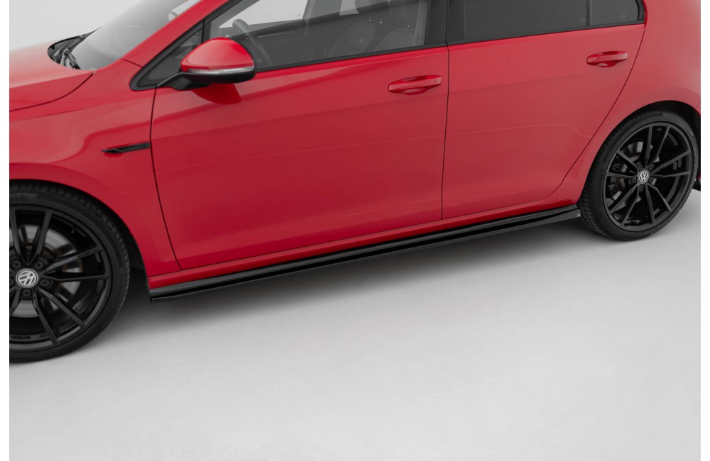 Set of Splitters V.2 Volkswagen Golf R Hatchback Mk7 Facelift