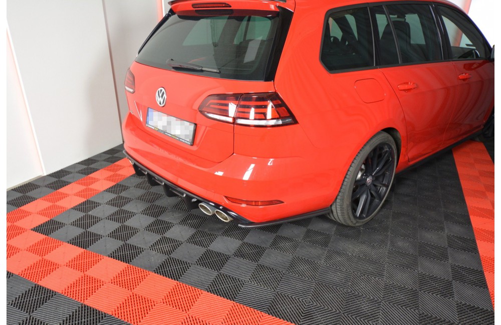 REAR SIDE SPLITTERS V.1 VW GOLF 7 R VARIANT FACELIFT