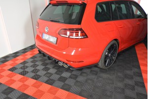 REAR SIDE SPLITTERS V.1 VW GOLF 7 R VARIANT FACELIFT
