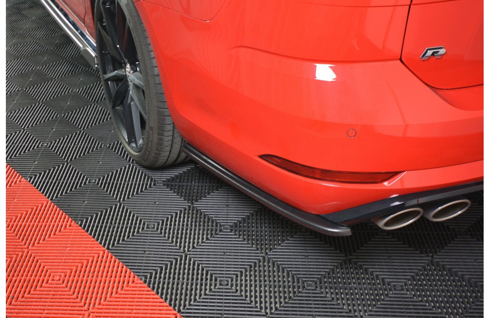 REAR SIDE SPLITTERS V.1 VW GOLF 7 R VARIANT FACELIFT