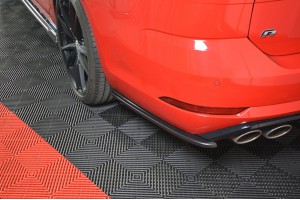 REAR SIDE SPLITTERS V.1 VW GOLF 7 R VARIANT FACELIFT