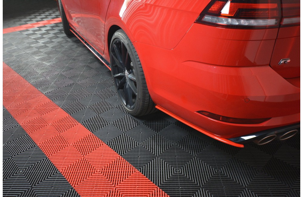 Rear Side Splitters V.2 Volkswagen Golf Mk7 R Variant Facelift