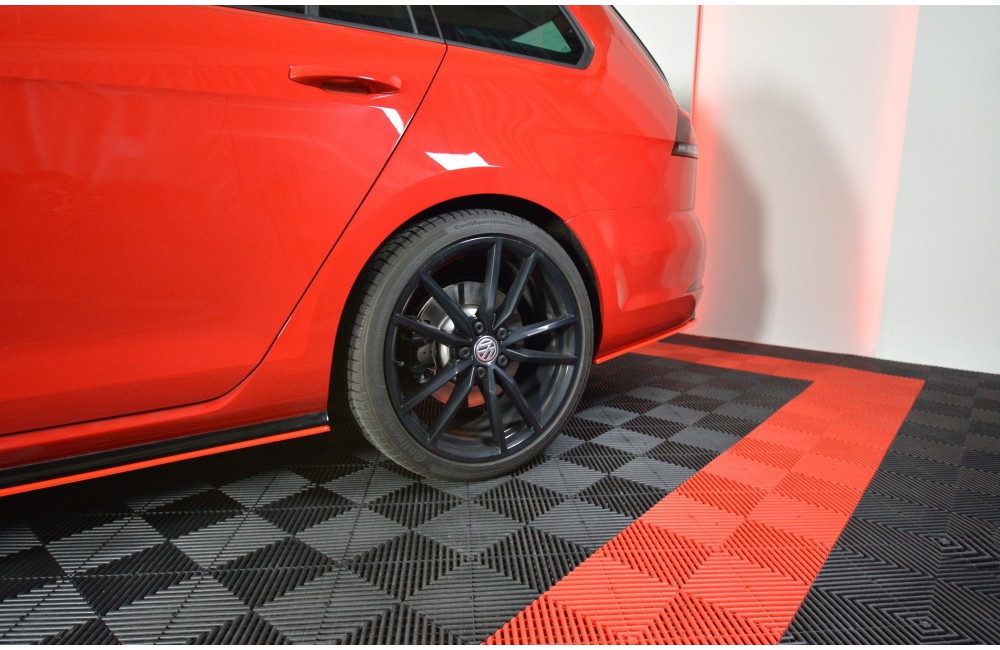 Rear Side Splitters V.2 Volkswagen Golf Mk7 R Variant Facelift