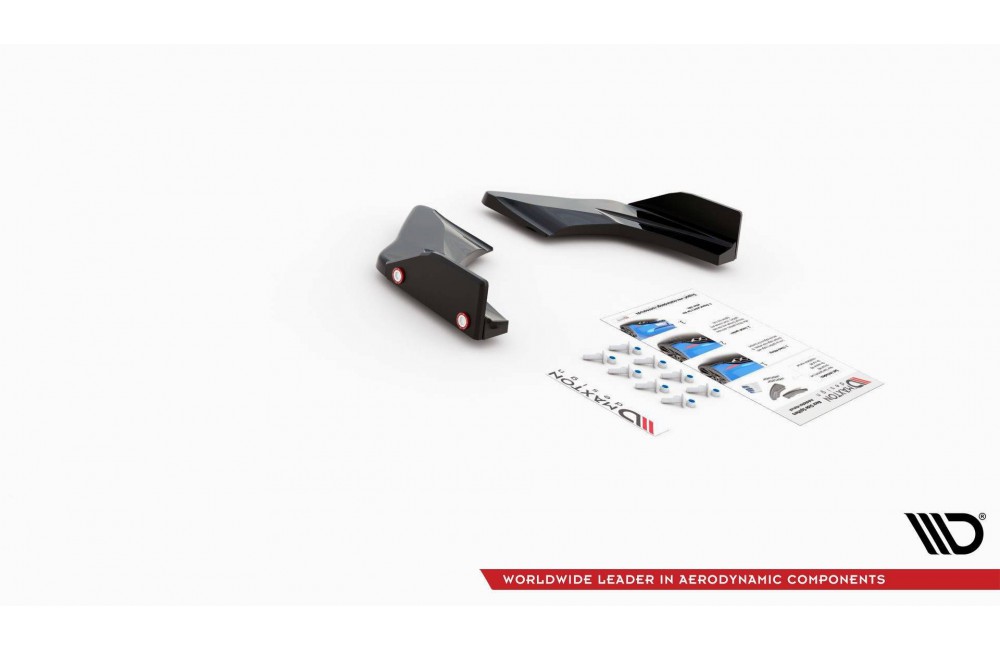 Rear Side Splitters V.1 + Flaps Volkswagen Golf GTI Clubsport Mk8