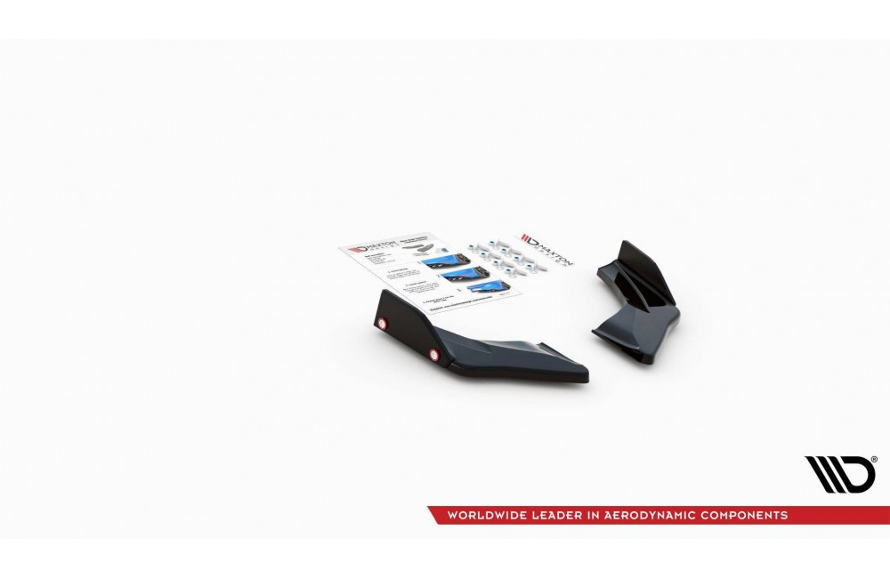 Rear Side Splitters V.1 + Flaps Volkswagen Golf GTI Clubsport Mk8