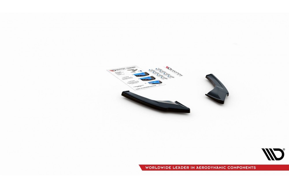 Rear Side Splitters V.2 Volkswagen Golf GTI Clubsport Mk8 Facelift