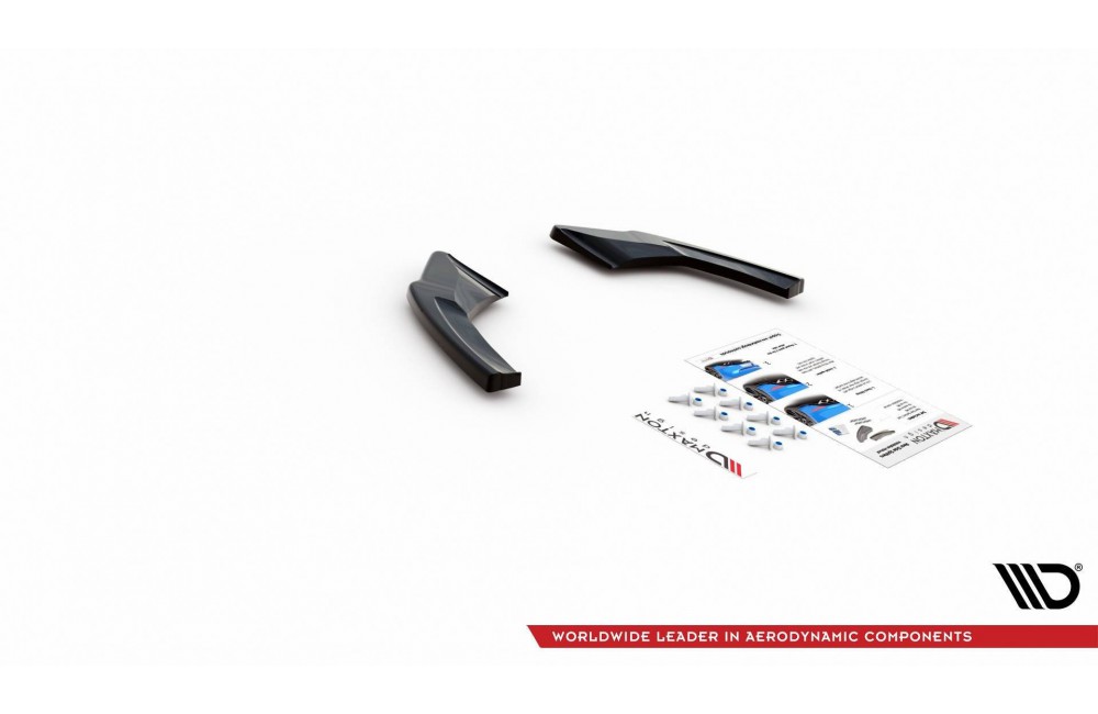 Rear Side Splitters V.2 Volkswagen Golf GTI Clubsport Mk8 Facelift