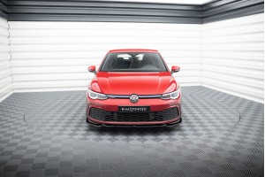 Front Splitter V.2 + Flaps Volkswagen Golf GTI / GTE / GTD / R-Line Mk8