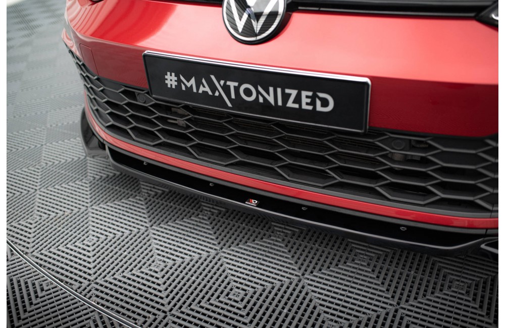 Front Splitter V.2 + Flaps Volkswagen Golf GTI / GTE / GTD / R-Line Mk8