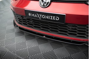 Front Splitter V.2 + Flaps Volkswagen Golf GTI / GTE / GTD / R-Line Mk8