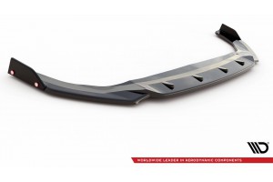 Front Splitter V.2 + Flaps Volkswagen Golf GTI / GTE / GTD / R-Line Mk8