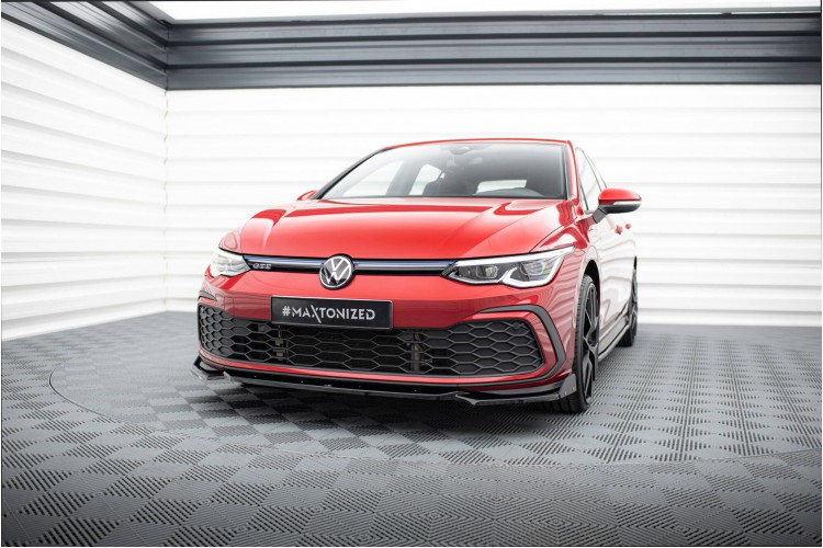 Πρόσθιο Splitter V.2 + Flaps Volkswagen Golf GTI / GTE / GTD / R-Line Mk8
