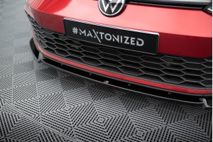 Front Splitter V.3 + Flaps Volkswagen Golf GTI / GTE / GTD / R-Line Mk8
