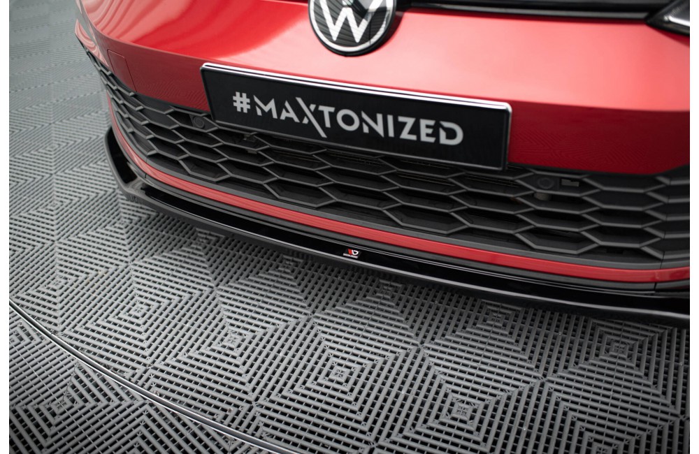 Front Splitter V.4 Volkswagen Golf GTI / GTE / GTD / R-Line Mk8