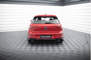 Rear Valance + Exhaust Ends Imitation Volkswagen Golf GTE / R-Line Mk8 / Mk8 Facelift -