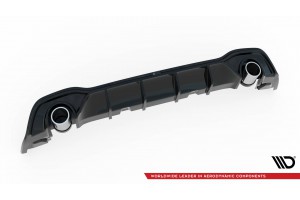 Rear Valance + Exhaust Ends Imitation Volkswagen Golf GTE / R-Line Mk8 / Mk8 Facelift -