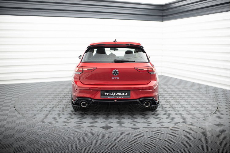 Κάτω τμήμα πίσω προφυλακτήρα + Exhaust Ends Imitation Volkswagen Golf GTE / R-Line Mk8 / Mk8 Facelift -