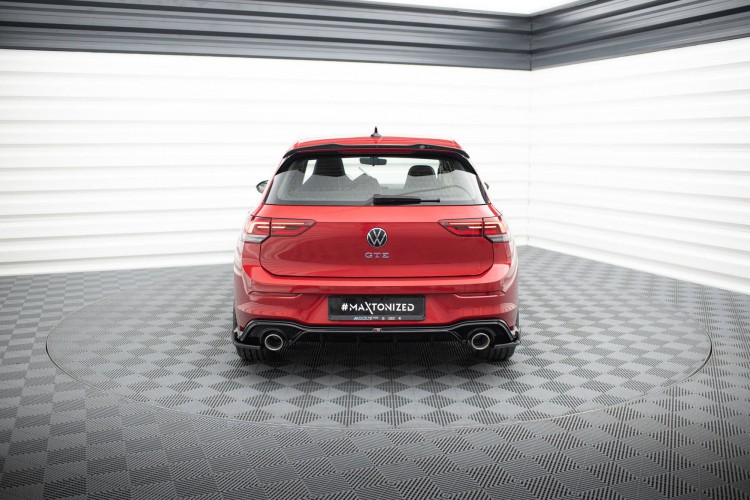 Κάτω τμήμα πίσω προφυλακτήρα + Exhaust Ends Imitation Volkswagen Golf GTE / R-Line Mk8 / Mk8 Facelift -