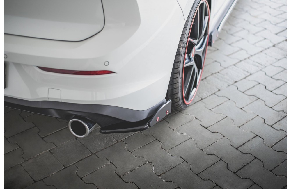 Rear Side Splitters V.2 + Flaps Volkswagen Golf GTI / GTE Mk8