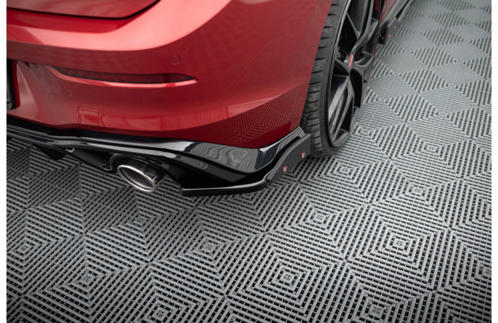 Rear Side Splitters V.2 + Flaps Volkswagen Golf GTI / GTE Mk8