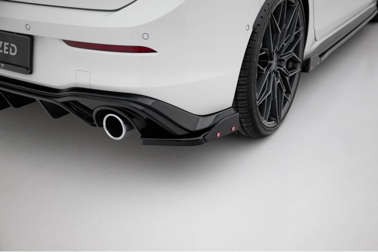 Πίσω Πλευρικοί Splitters V.4 + Flaps Volkswagen Golf GTI / GTE Mk8