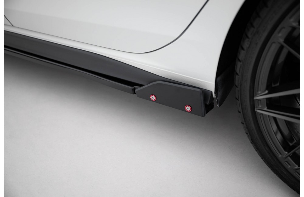 Side Skirts Diffusers V.2 + Flaps Volkswagen Golf GTI / GTE / GTI Clubsport / GTD / R-Line Mk8 Side Skirts Diffusers V.2 + Flaps Volkswagen Golf GTI / GTE / GTI Clubsport / GTD / R-Line Mk8