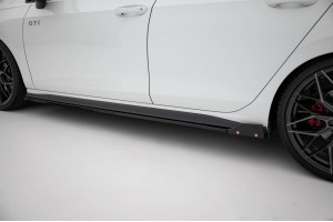 Side Skirts Diffusers V.2 + Flaps Volkswagen Golf GTI / GTE / GTI Clubsport / GTD / R-Line Mk8 Side Skirts Diffusers V.2 + Flaps Volkswagen Golf GTI / GTE / GTI Clubsport / GTD / R-Line Mk8