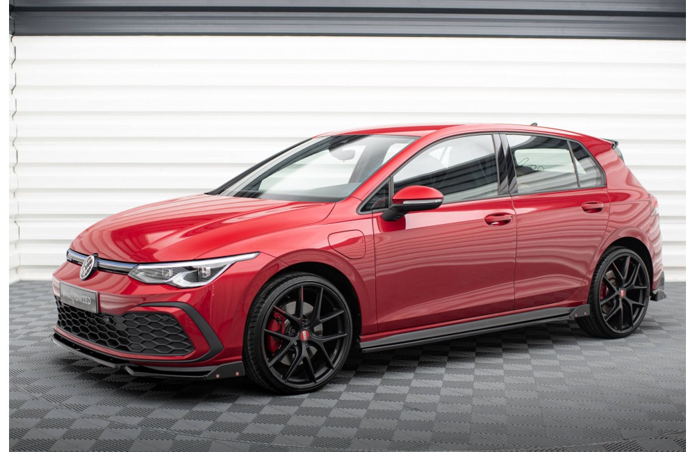 Side Skirts Diffusers V.2 + Flaps Volkswagen Golf GTI / GTE / GTI Clubsport / GTD / R-Line Mk8 Side Skirts Diffusers V.2 + Flaps Volkswagen Golf GTI / GTE / GTI Clubsport / GTD / R-Line Mk8