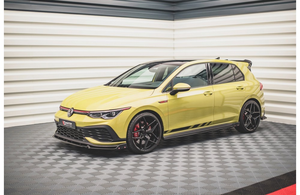 Side Skirts Diffusers V.2 + Flaps Volkswagen Golf GTI / GTE / GTI Clubsport / GTD / R-Line Mk8 Side Skirts Diffusers V.2 + Flaps Volkswagen Golf GTI / GTE / GTI Clubsport / GTD / R-Line Mk8