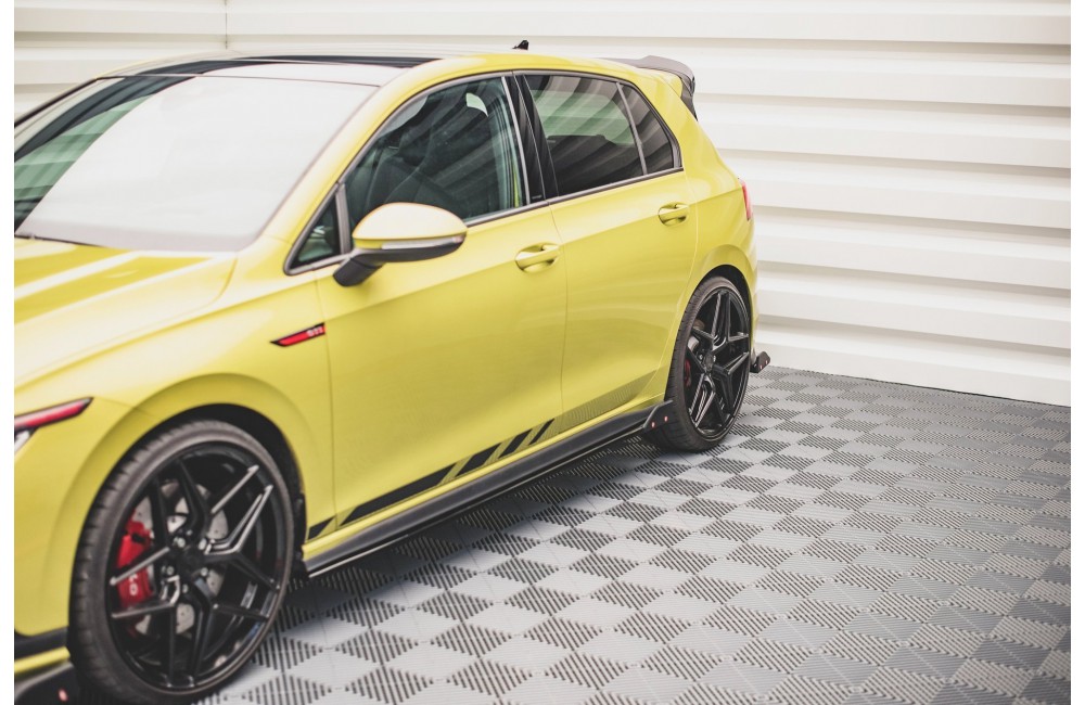 Side Skirts Diffusers V.2 + Flaps Volkswagen Golf GTI / GTE / GTI Clubsport / GTD / R-Line Mk8 Side Skirts Diffusers V.2 + Flaps Volkswagen Golf GTI / GTE / GTI Clubsport / GTD / R-Line Mk8