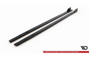 Side Skirts Diffusers V.2 + Flaps Volkswagen Golf GTI / GTE / GTI Clubsport / GTD / R-Line Mk8 Side Skirts Diffusers V.2 + Flaps Volkswagen Golf GTI / GTE / GTI Clubsport / GTD / R-Line Mk8