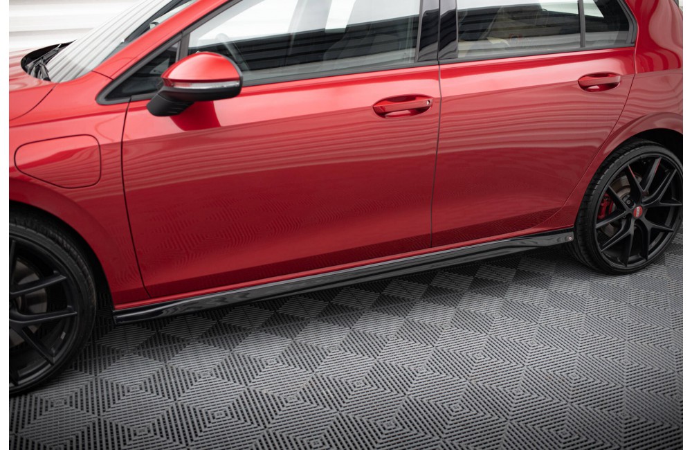 Side Skirts Diffusers V.3 Volkswagen Golf GTI / GTE / GTI Clubsport / GTD / R-Line Mk8 Side Skirts Diffusers V.3 Volkswagen Golf GTI / GTE / GTI Clubsport / GTD / R-Line Mk8