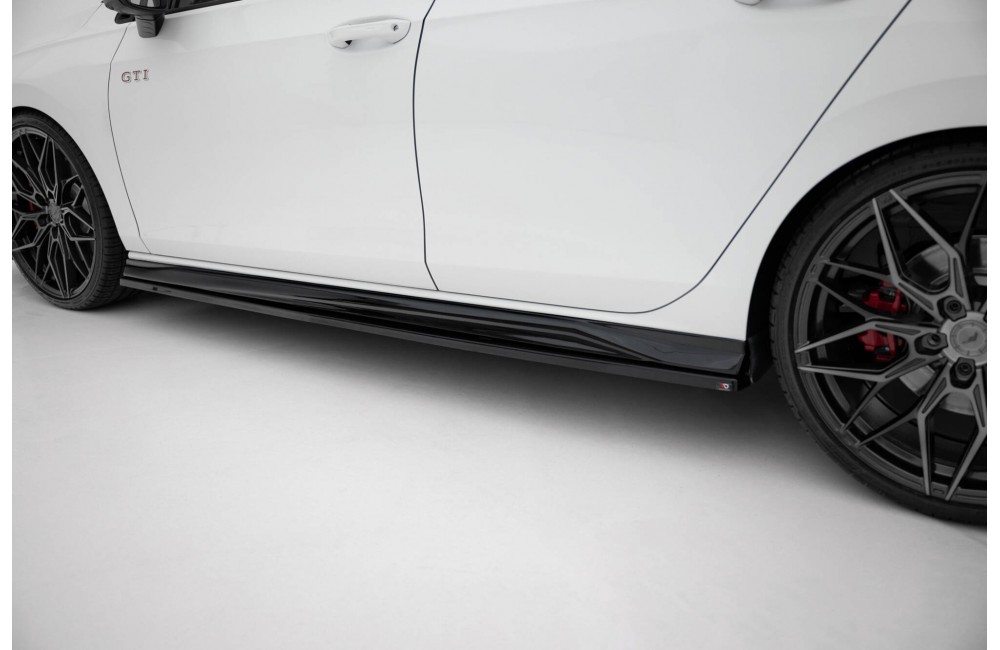 Side Skirts Diffusers V.4 Volkswagen Golf GTI / GTE / GTI Clubsport / GTD / R-Line Mk8 Side Skirts Diffusers V.4 Volkswagen Golf GTI / GTE / GTI Clubsport / GTD / R-Line Mk8