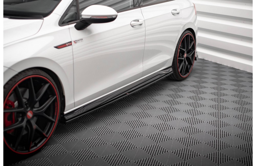 Side Skirts Diffusers V.4 Volkswagen Golf GTI / GTE / GTI Clubsport / GTD / R-Line Mk8 Side Skirts Diffusers V.4 Volkswagen Golf GTI / GTE / GTI Clubsport / GTD / R-Line Mk8