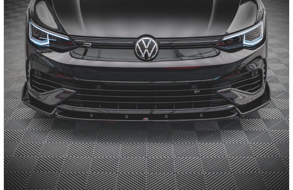 Front Splitter V.2 + Flaps Volkswagen Golf R Mk8