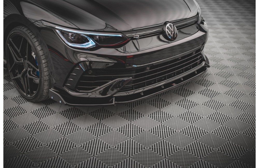 Front Splitter V.2 + Flaps Volkswagen Golf R Mk8