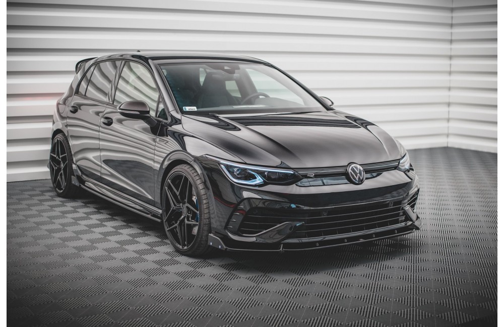 Front Splitter V.2 + Flaps Volkswagen Golf R Mk8
