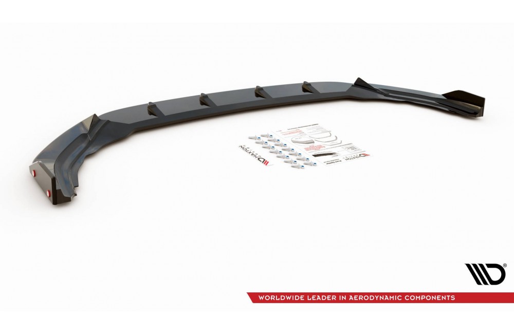 Front Splitter V.2 + Flaps Volkswagen Golf R Mk8