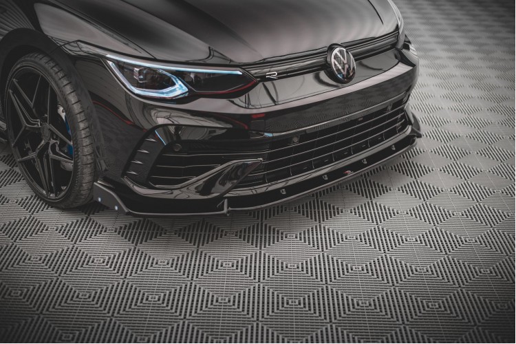 Πρόσθιο Splitter V.2 + Flaps Volkswagen Golf R Hatchback / Variant Mk8