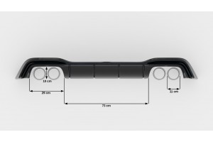 Rear Valance V.2 Volkswagen Golf R Mk8