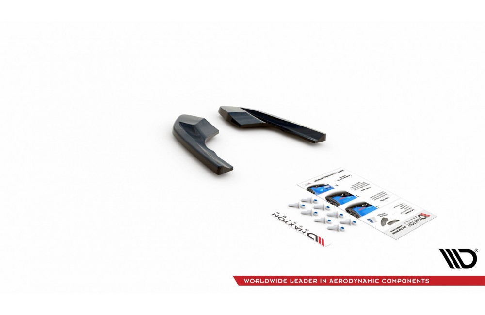 Rear Side Splitters V.1 for Volkswagen Golf R Mk8
