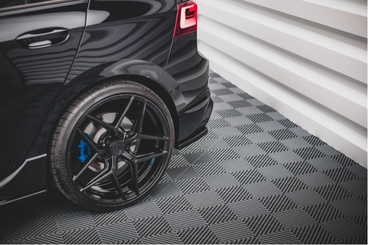 Πίσω Πλευρικοί Splitters V.1 για Volkswagen Golf R Hatchback Mk8 Facelift