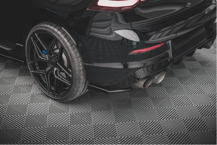 Πίσω Πλευρικοί Splitters V.2 για Volkswagen Golf R Hatchback Mk8 Facelift