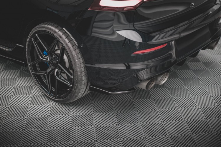 Πίσω Πλευρικοί Splitters V.2 για Volkswagen Golf R Hatchback Mk8 Facelift